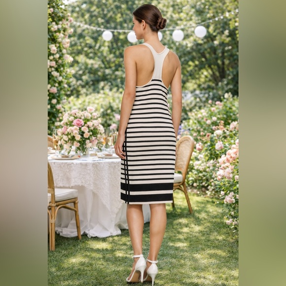 RAG & BONE AVILA STRIPED RACERBACK DRESS - Picture 2 of 3
